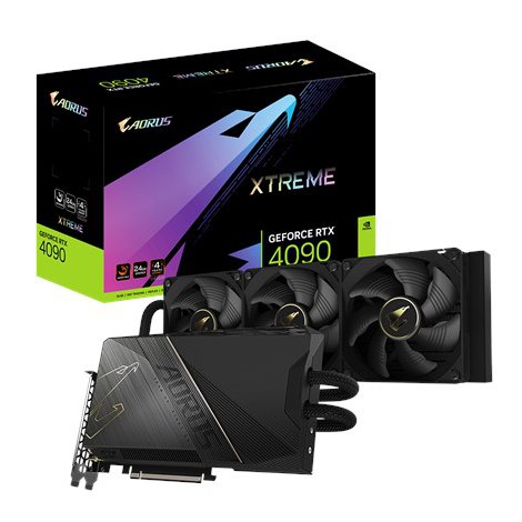 Gigabyte | AORUS GeForce RTX 4090 XTREME WATERFORCE 24G | NVIDIA GeForce RTX 4090 | 24 GB